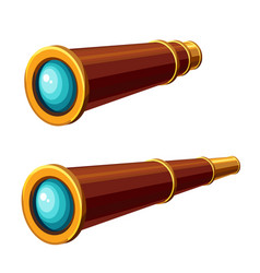 Spyglass icon Spyglass icon vector image