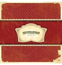 Vintage card with place for text - scrapbook style vector image