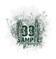 Grunge t-shirt design vector image