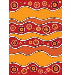 Australian pattern vector image