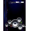 Speakers futuristic vector image