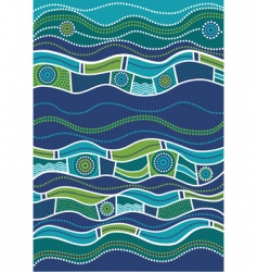 Australian pattern vector image