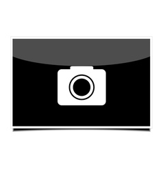 Photo on gray background Eps 10 vector image