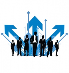 Business people vector image