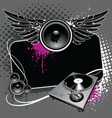 Turntable vector image