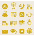 Communication icon vector image