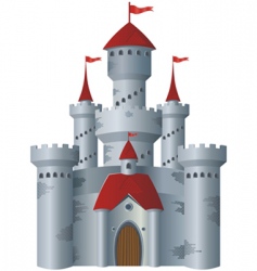 Fairytale castle vector image