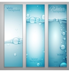Water Wave Banners vector image
