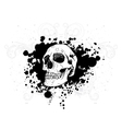 Skull tshirt design vector image