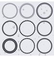 Collection with circle frames vector image
