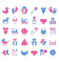 Family baby icon vector image