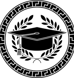 Square academic cap Square academic cap vector image