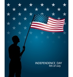 American independence day vector image