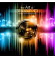Disco club flyer vector image