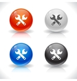 Website buttons vector image