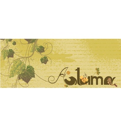 Vintage floral background vector image