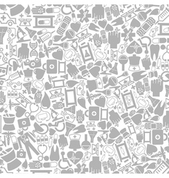 Medical icons background vector image