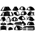 Set of tents vector image