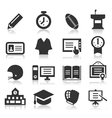 School an icon vector image