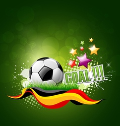 Football artistic background vector image