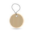 Cardboard tag vector image