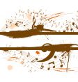 Musical grunge vector image