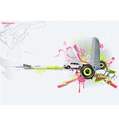 Urban background vector image