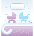Baby and children background vector image