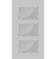 White frames in art gallery vector image