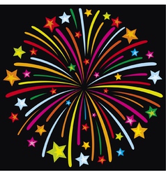 Firework vector image