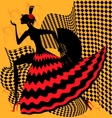 Flamenco dancer vector image