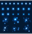 Collection of various forms of sparks vector image