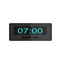 Time and Clock Icon Office Interior Design vector image