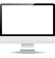Computer monitor vector image