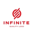 Technology abstract brand logo sign into vector image