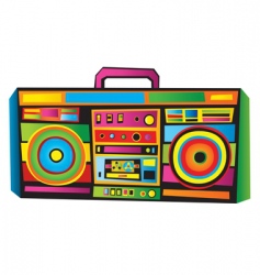 Boom box vector image