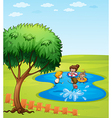 Happy people vector image