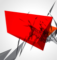 Abstract shattered background vector image