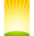 Sunrise background vector image