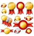 Tags and ribbons vector image