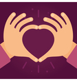 Love and charity concept Love and charity concept vector image