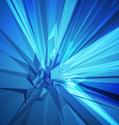 Abstract shattered background vector image