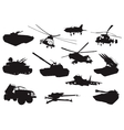 Military set vector image