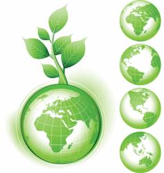 Earth symbol vector image