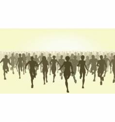 Marathon vector image