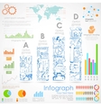 Business Infographics Chart vector image