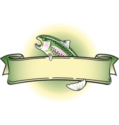 Rainbow Trout vector image