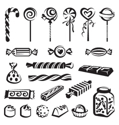 Candies set vector image