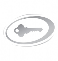 Key icon vector image