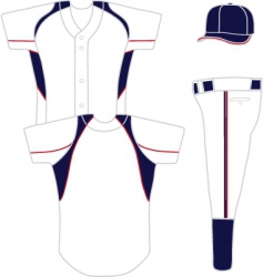 Baseball uniform vector image